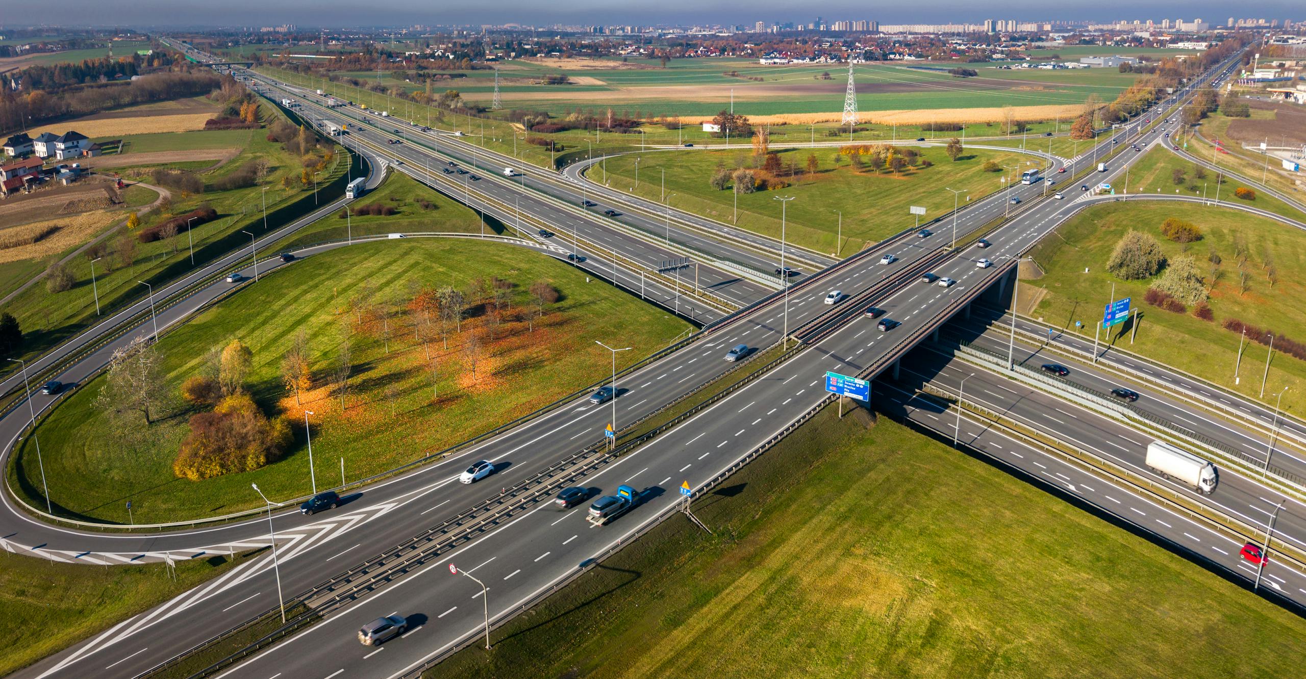Free stock photo of aerial, asphalt, autumn